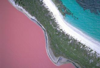Розовое озеро хиллер Розовое озеро в австралии